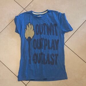 Outwit Outplay Outlast Survivor themed t shirt